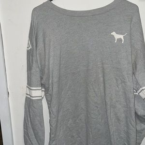 Grey over size shirt